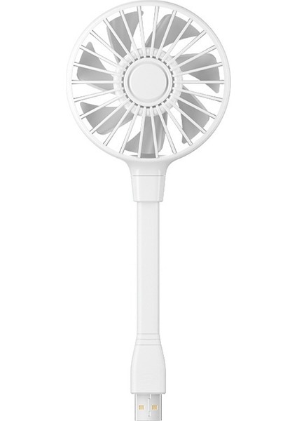 USB Fan Mini Fan Kuğu Boyunlu Esnek Soğutma Fanı Taşınabilir Fan Dizüstü Bilgisayar Mobil Bilgisayar Ev Ofis Beyaz (Yurt Dışından)