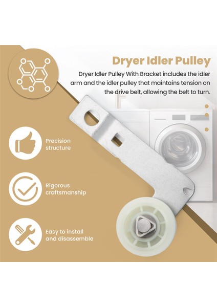 W10837240 Kurutma Makinesi Makarası Braketi Için Kenmore Kurutma Makinesi Parçasını Değiştirin (Yurt Dışından) indirimleri