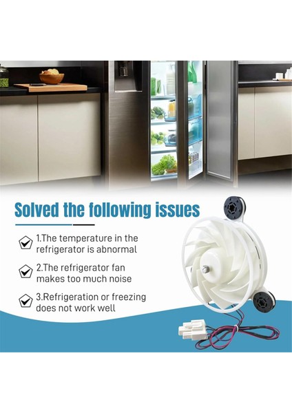 Samsung Buzdolabı Soğutma Fanı Motoru Yedek Parçaları DC12V 2.5W Için Zwf-30-3 Buzdolabı Evaporatör Fan Motoru (Yurt Dışından) fiyatları