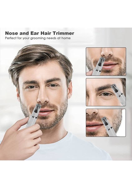Erkekler Için Yeni Paslanmaz Çelik Manuel Burun Düzeltme Makinesi, Burun Kulak Kılı Kesme Makinesi, Tıraş Makinesi, Yüz Bakımı, Yıkanabilir Cihaz (Yurt Dışından) indirimleri