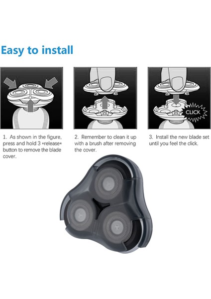 Philips RQ1050 RQ1075 RQ1060 RQ1085 RQ1250 RQ1260 RQ1280 RQ1150 Elektrikli Tıraş Bıçağı Için RQ10 Yedek Tıraş Makinesi Başlığı (Yurt Dışından) fırsatları