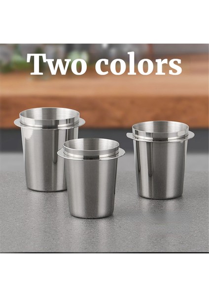 Gümüş 58 mm Kahve Dozaj Kabı Paslanmaz Çelik Kahve Kupası Taşıma Kabı Paslanmaz Çelik Evrensel Toz Toplayıcı (Yurt Dışından) indirimleri