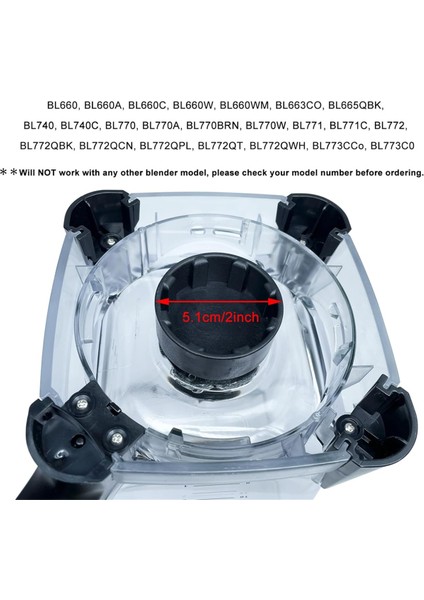 Ninja BL660 BL770 Serisi 72 Oz (9 Bardak) Sürahi, Sürücü Kavraması ve Sürücü Pimi Saplama Seti Için Blender Yedek Parçaları (Yurt Dışından) modelleri