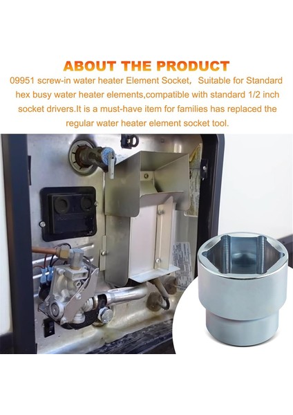 09951 Karavan Elektrikli Su Isıtıcısı Için Su Isıtıcı Elemanı Soketi, Isıtıcı Elemanını Çıkarma ve Değiştirme (Yurt Dışından) modelleri