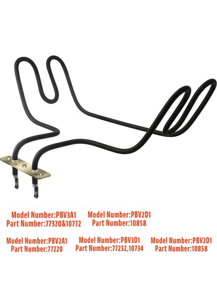 Elektrikli 2 Serisi Analog ve 3 Serisi Dijital Dikey Elektrikli 120V 1650W Için Kızartma Isıtma Elemanları Değişimi (Yurt Dışından) fırsatları