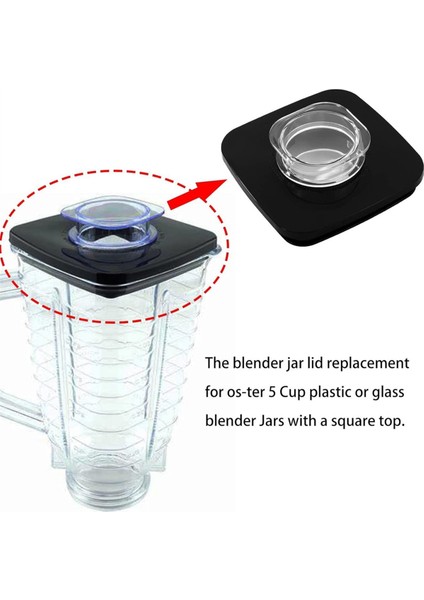 Oster Blender Kavanozu Için Blender Kare Kapak ve Orta Kapak 4903 Oster Blender Kare Kavanoz Kapağı Yedekleri (Yurt Dışından) indirimleri