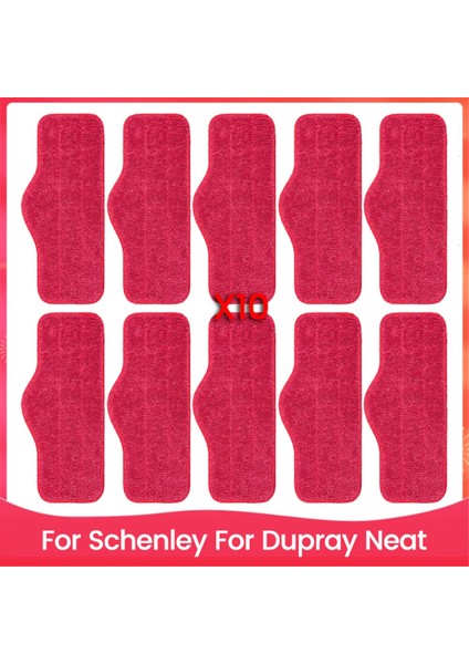 Schenley 7'si 1 Arada Temizleyici Yedek Parçası Için 10 Adet Buharlı Paspas Pedi (Yurt Dışından)
