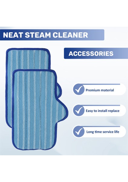 Dupray Neat Buharlı Temizleyiciye Uygun 5'li Mikrofiber Buharlı Paspas Pedi Paketi (Yurt Dışından) indirimleri