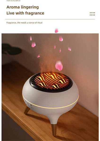 Esansiyel Yağ Difüzörü 350 ml Soğuk Sis Difüzör Nemlendirici Alev ve Volkan Susuz Otomatik Kapanma Özellikli Ev Tipi Ingiltere Prizi (Yurt Dışından) fiyatları