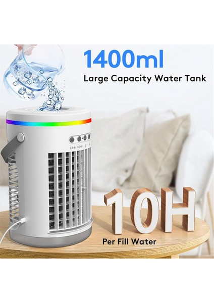 Uzaktan Kumandalı Taşınabilir Klimalar, Buharlaştırıcı Mini Taşınabilir Klima Ünitesi, Işıklı Kişisel Klima (Yurt Dışından) fırsatları