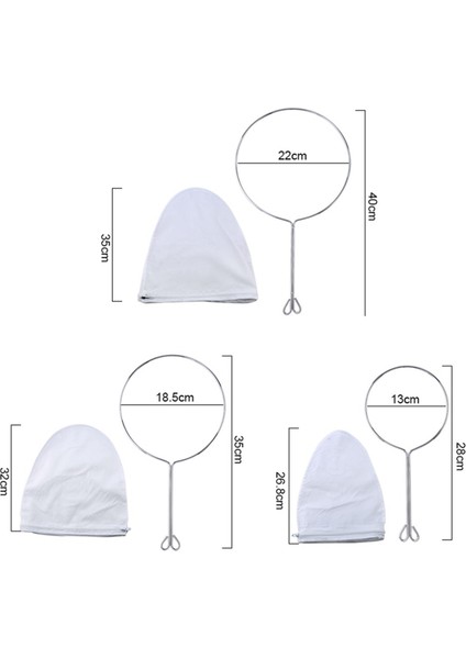 Yeniden Kullanılabilir Çok Fonksiyonlu Filtre Torbası Ince Örgü Ince Filtrasyon Kahve Süt Çay Filtresi Orta Boy (Yurt Dışından) fiyatları