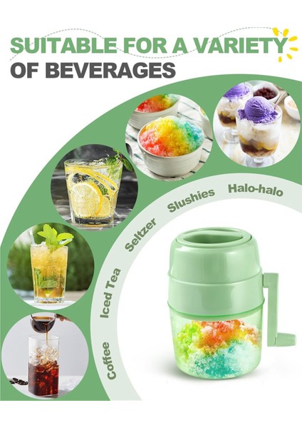 Kar Konisi Makinesi, Buz Kırıcı, Manuel Buz Kırıcı, Çift Paslanmaz Çelik Bıçaklı Buz Kırıcı (Yurt Dışından) indirimleri