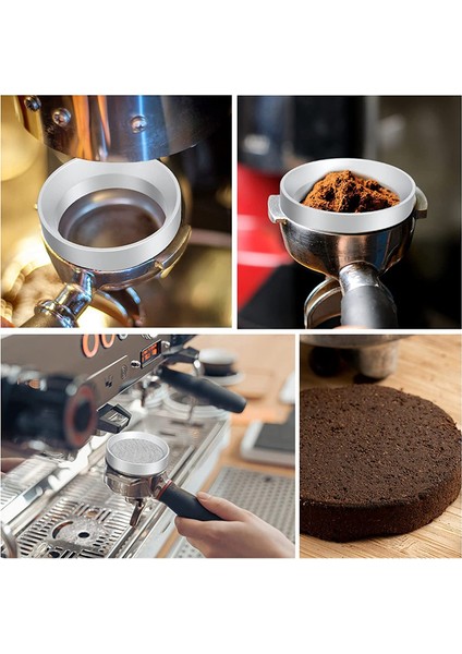 51 mm Kahve Dozaj Halkası, Disk Filtreli Alüminyum Kahve Dozaj Halkası, Portafilter Için Paslanmaz Çelik Espresso Eleği (Yurt Dışından) modelleri