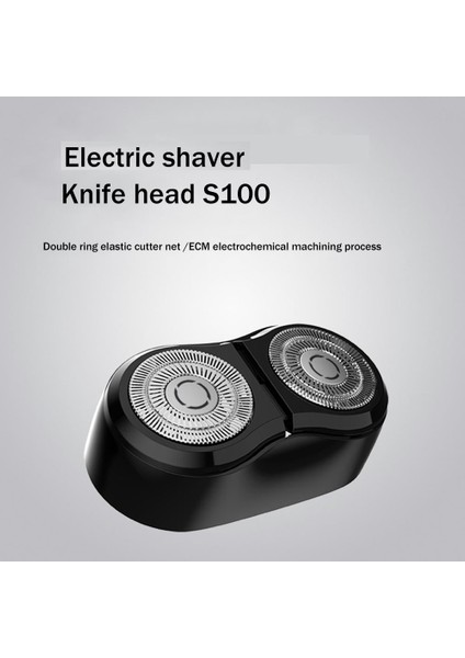 Xiaomi Mijia S100 Elektrikli Tıraş Makinesi Için Yedek Kesici Başlık S100 Elektrikli Tıraş Makinesi Kesici Başlık Çift Kesici Başlık (Yurt Dışından) indirimleri