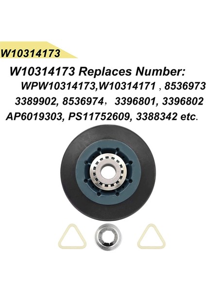 WPW10314173 Silindir Tambur Destek Kiti Kurutma Makinesi Parçalarıyla Uyumlu Kurutma Makinesi Için 4'lü Paket W10314173 Kurutma Makinesi Silindiri Yedek Parçası (Yurt Dışından) indirimleri