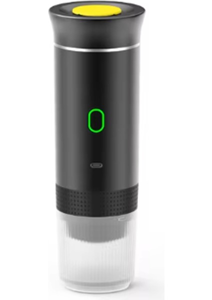 3'ü 1 Arada Mini Kablosuz Elektrikli Taşınabilir Espresso Kahve Makinesi Araba ve Ev Kamp Seyahat Kapsül Kahve Makinesi Siyah (Yurt Dışından)