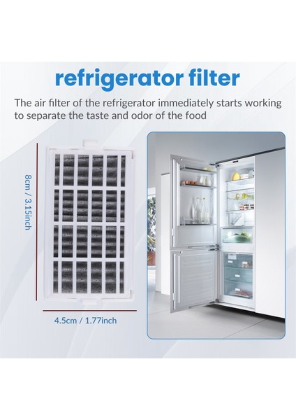 W10311524 Whirlpool Aır1 Için 4 Adet Hava Filtresi Buzdolabı Taze Akış Yedek Parça Aksesuarları (Yurt Dışından) fırsatları