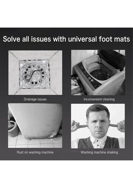 Çamaşır Makinesi Ayak Pedleri, Darbe Emici Pedler, Kaymaz ve Darbeye Dayanıklı Pedler, Buzdolabı Tamburu Nem Geçirmez Tabanlar (Yurt Dışından) indirimleri