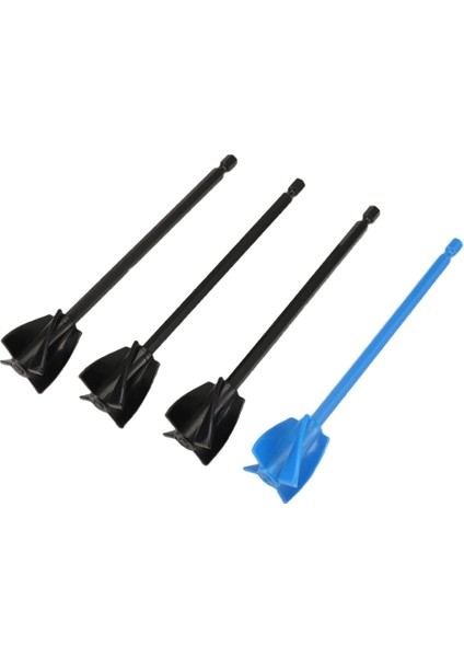 Matkap Için 4 Adet Epoksi Karıştırıcı Ataşmanı, Epoksi Reçine, Boya ve Seramik Sır Karıştırma Için Yeniden Kullanılabilir Boya ve Reçine Karıştırıcı Kürek (Yurt Dışından)