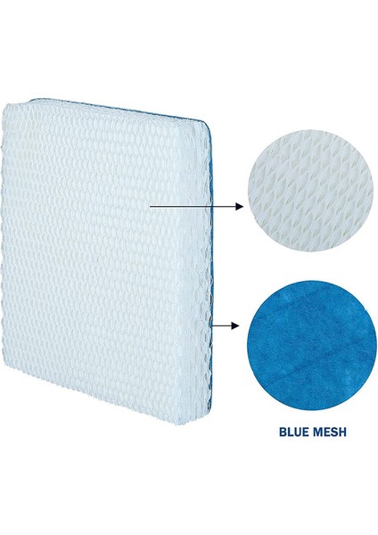 HEV615, HEV620 Için 8'li Paket Yükseltme HFT600 Yedek Nemlendirici Fitil Fil-Ter (Yurt Dışından) modelleri