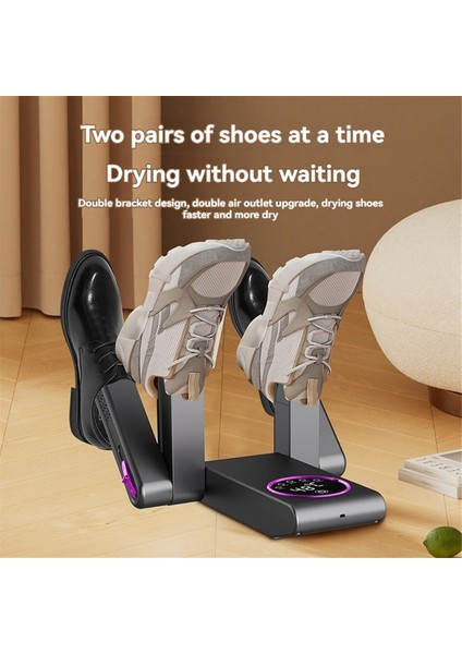 Taşınabilir Elektrikli Ayakkabı ve Bot Kurutucusu 180° Katlanabilir Tasarım Akıllı Ekranlı Ayakkabı, Eldiven, Şapka, Çorap ve Abd Fişi (Yurt Dışından) fırsatları