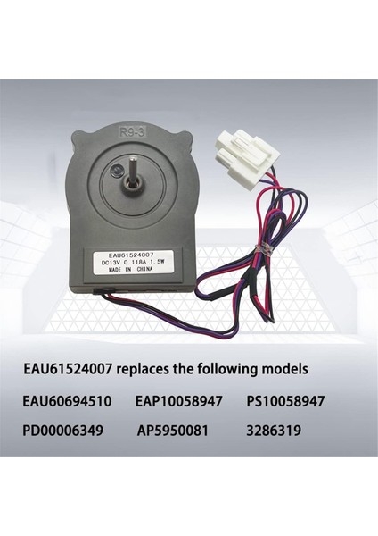 Lg Kenmore Buzdolapları Için EAU61524007 Buzdolabı Buharlaştırıcı Fan Motoru EAU60694510 EAP10058947 PD00006349'U Değiştirin (Yurt Dışından) indirimleri