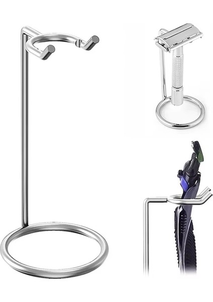 Erkek Metal Sanat Tıraş Fırçası Standı Tıraş Tabanı Temiz Tıraş Makinesi Seti (Yurt Dışından) indirimleri