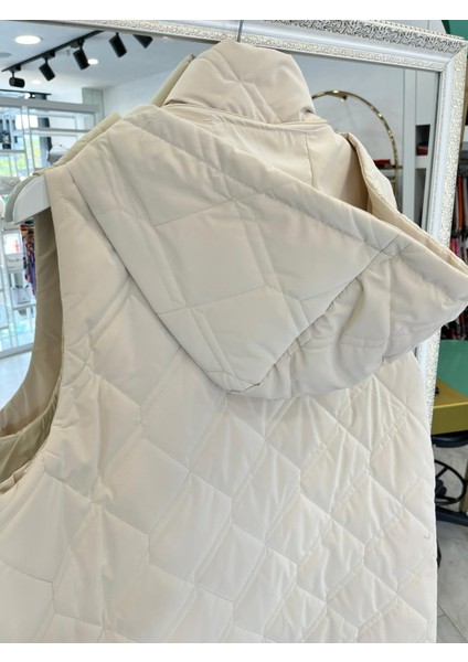 Nurgün Şişme Yelek - Taş - 48 fiyatları