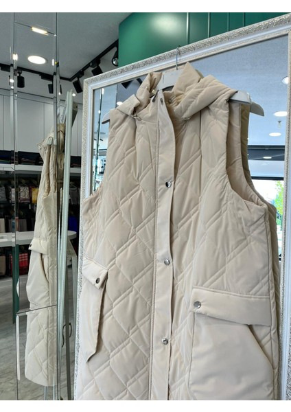 Nurgün Şişme Yelek - Taş - 48 modelleri