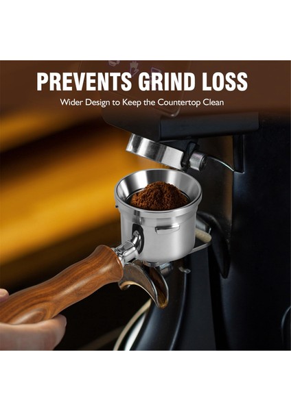 51 mm Dipsiz Portafiltre, Filtre Sepeti, Ekran ve Espresso Dozaj Hunisi ile Profesyonel Espresso Portafiltresi (Yurt Dışından) modelleri