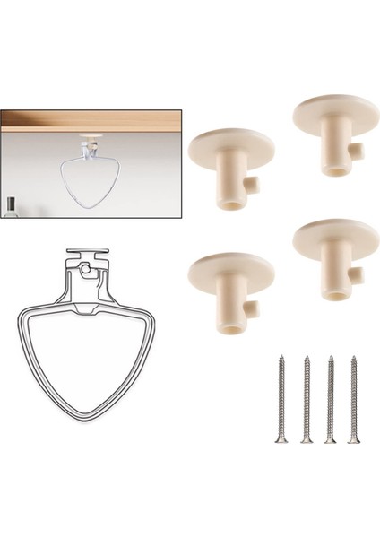 4 Parça Stand Mikser Tutucu, Vidalı Mikser Ataşmanlı Mutfak Saklama Düzenleyici Düzenleyici (Yurt Dışından) indirimleri