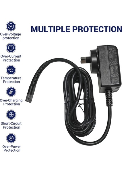 Wahl 8148/8591/85048509/1919/2240/2241/2245 Yedek Elektrikli Tıraş Makinesi Şarj Cihazı Için Güç Adaptörü Şarj Cihazı Ingiltere Fişi (Yurt Dışından) modelleri