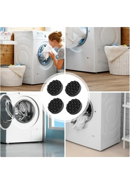 Çamaşır Makinesi Titreşim Önleyici Pedler Gürültü Azaltıcı Titreşim Önleyici Mat Çamaşır Makinesi Ayak Pedleri Elastik Çamaşır Makinesi Sabitleyici Pedler (Yurt Dışından) modelleri