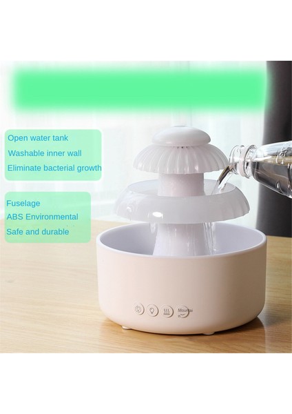 Yatak Odası ve Ofis Için Renkli LED Gece Lambası ile Rain Cloud Soğuk Sis Nemlendirici Kurumayı Önleme ve Uykuyu Iyileştirme (Yurt Dışından)