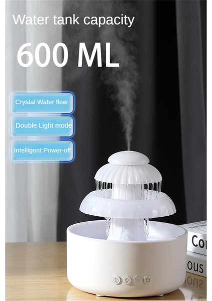 Yatak Odası ve Ofis Için Renkli LED Gece Lambası ile Rain Cloud Soğuk Sis Nemlendirici Kurumayı Önleme ve Uykuyu Iyileştirme (Yurt Dışından) modelleri