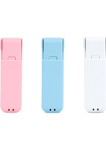 3 Adet Mini Taşınabilir Katlanır Vantilatör Şarjlı Ev Elektrikli Aletleri Masaüstü Elektrikli Tutma Küçük Hava Soğutucu (Yurt Dışından)