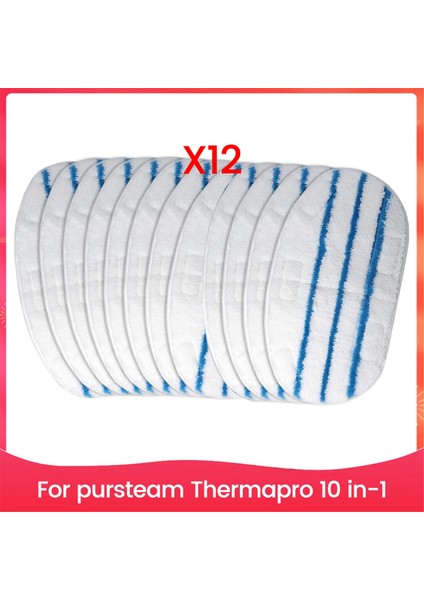Pursteam Thermapro 10'u 1 Arada Buharlı Paspas Yeniden Kullanılabilir Buharlı Paspas Pedleri (Yurt Dışından)