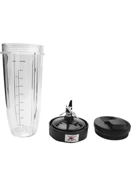 Nutrı Nınja BL450/BL456/BL455 Için 32 Oz'luk Ağızlı Kapaklı ve Bıçaklı Bardak 7 Kanatlı Dişli Yedek Parça Bıçak Takımı (Yurt Dışından) fiyatları