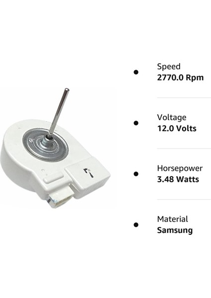 DA31-00020E Motor Fan Sensörü - Samsung Buzdolabı Yedek Parçaları Için DREP3020LA Buharlaştırıcı Fan Motoru 2030081 PS4138293 (Yurt Dışından) indirimleri