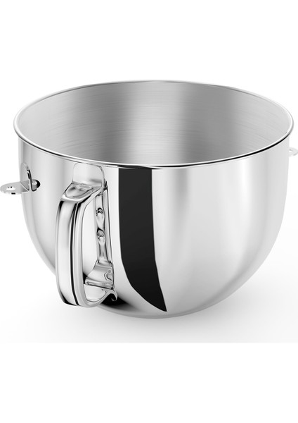 Kitchenaid Stand Mikserler Için 6qt Paslanmaz Çelik Mikser Kabı, Saplı 6qt Eğimli Kafa Mikseri Için Kitchenaid Karıştırma Kabı (Yurt Dışından)