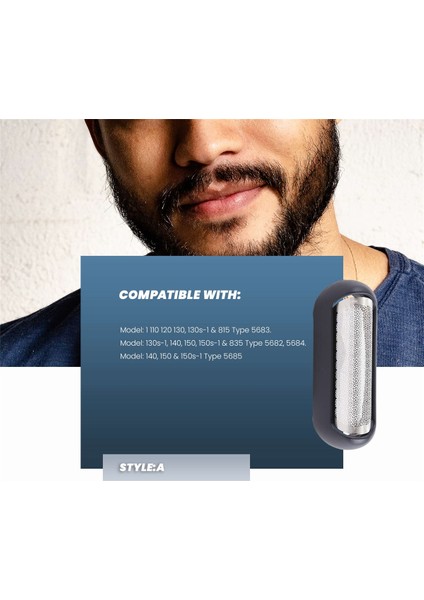 Braun Elektrikli Tıraş Makinesi Başlığı Omentum 11B Serisi 1 110 120 130 140 150 150S-1 130S-1 5684 5685 Bıçak Ağı + Destek (Yurt Dışından) fırsatları