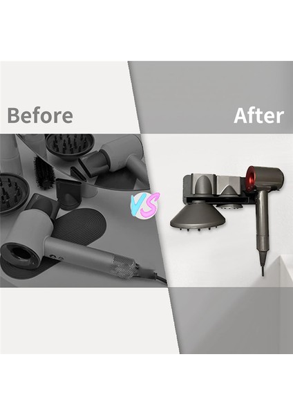 Dyson Supersonic Saç Kurutma Makinesi Için Duvara Monte Banyo Saç Kurutma Makinesi Tutucu Saklama Rafı (Yurt Dışından) fırsatları