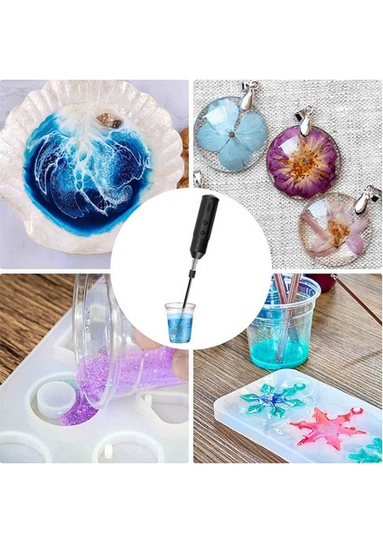 Epoksi Karıştırıcı, Reçine Karıştırma Için Elde Taşınabilir Reçine Karıştırma Aletleri - 4 Parçalı Kürekli Elektrikli Karıştırma Makinesi (Yurt Dışından) indirimleri