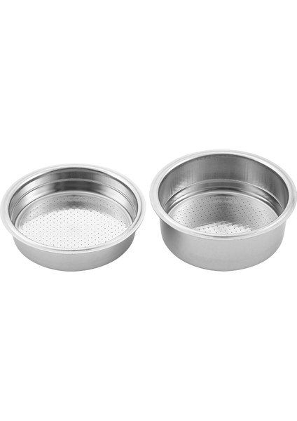 2 Adet 51 mm Paslanmaz Çelik Kahve Makineleri Basınçlı Filtre Sepeti Toz Sepeti Kahve Dipsiz Portafilter Filtresi (Yurt Dışından)