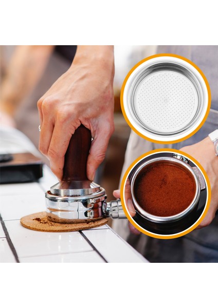 2 Adet 51 mm Paslanmaz Çelik Kahve Makineleri Basınçlı Filtre Sepeti Toz Sepeti Kahve Dipsiz Portafilter Filtresi (Yurt Dışından) indirimleri