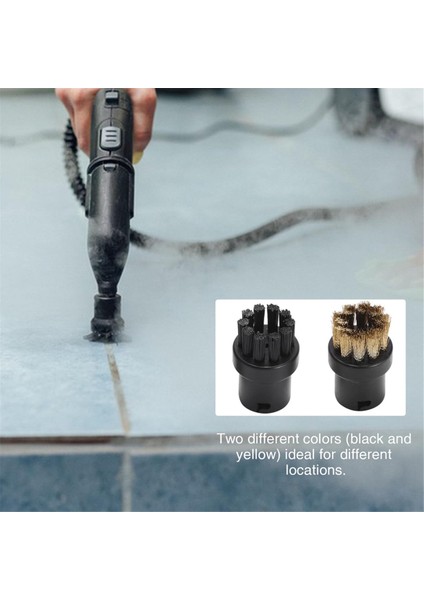 Karcher Sc1 Sc2 Sc4 Sc5 Için 8 Adet Buharlı Temizleyici Aksesuarları, Fırça Bağlantı Seti, Yuvarlak Fırça Setleri, Düz Fırça Başlıkları (Yurt Dışından) modelleri