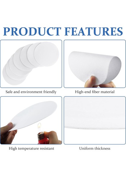 200 Yaprak Fırın Mikrodalga Kağıdı, Seramik Elyaf Kağıdı Fırın Yalıtımı Sıcak Eriyen Fırın Kağıdı (Yurt Dışından) indirimleri