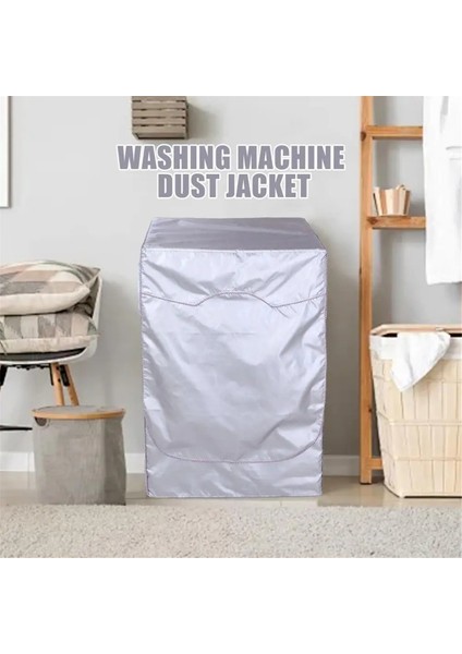 Çamaşır Makinesi Kurutma Makinesi Kılıfları Pratik Güneş Koruma Kılıfı Çamaşır Makinesi Toz Koruması Toz Geçirmez Çamaşır Makinesi Kılıfı (Yurt Dışından) fırsatları