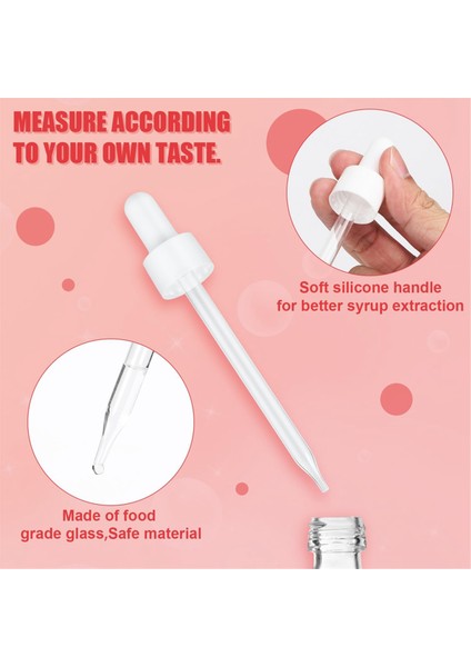 Sodastream Aromaları ve Soda Stream Aksesuarları Için Bubly Drops ile Uyumlu 12'li Cam Damlalık (Yurt Dışından) modelleri