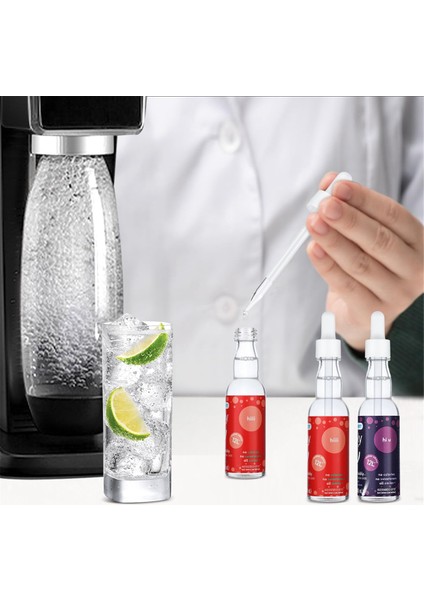 Sodastream Aromaları ve Soda Stream Aksesuarları Için Bubly Drops ile Uyumlu 12'li Cam Damlalık (Yurt Dışından) indirimleri